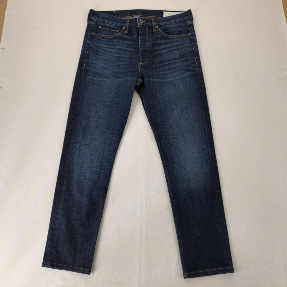 rag & bone Men's Slim Straight Jeans - Dark Blue